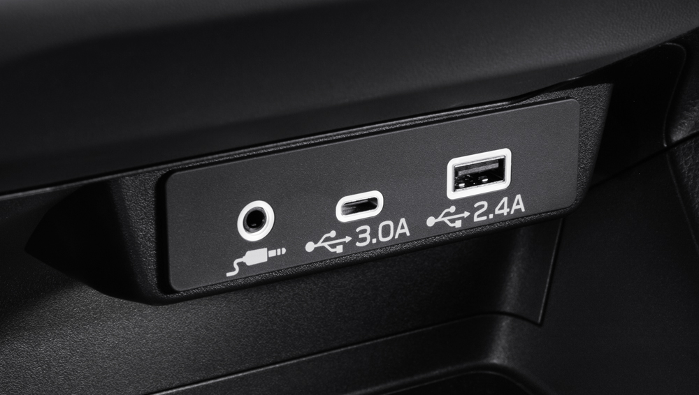 2025 Subaru Crosstrek Chargers, ports and more