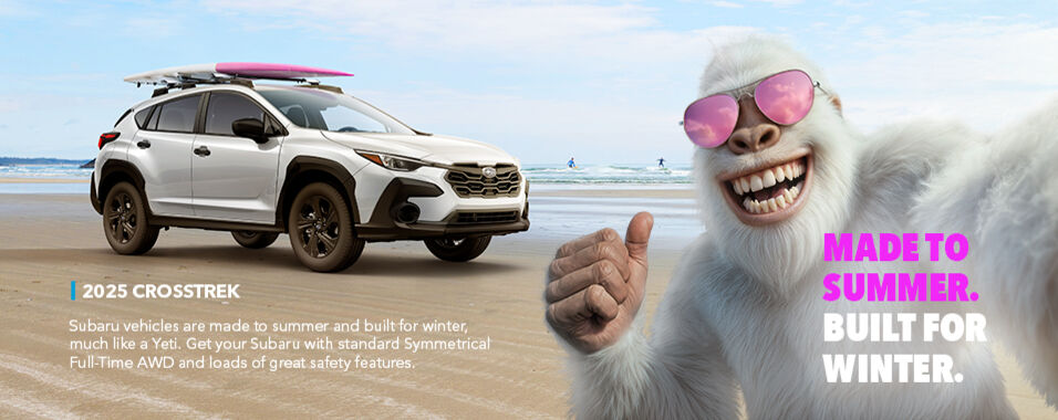 Subaru vehicle are made to summer and built for wnter