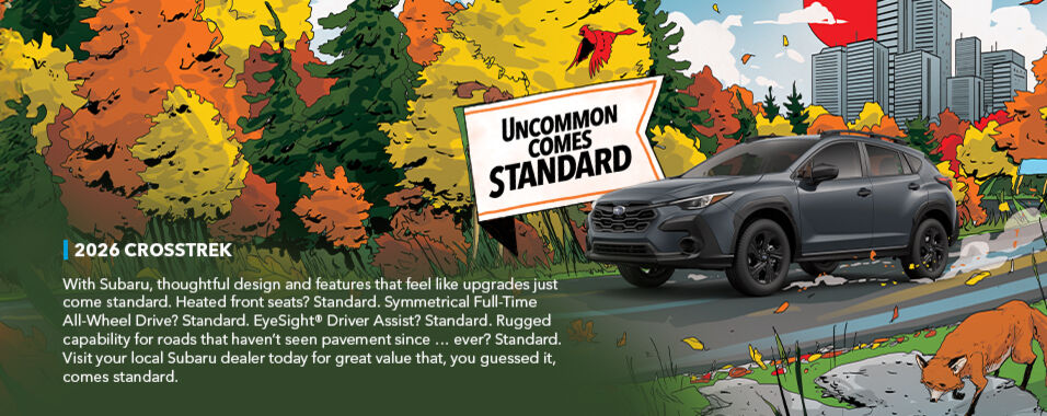 Subaru - Uncommon Comes Standard
